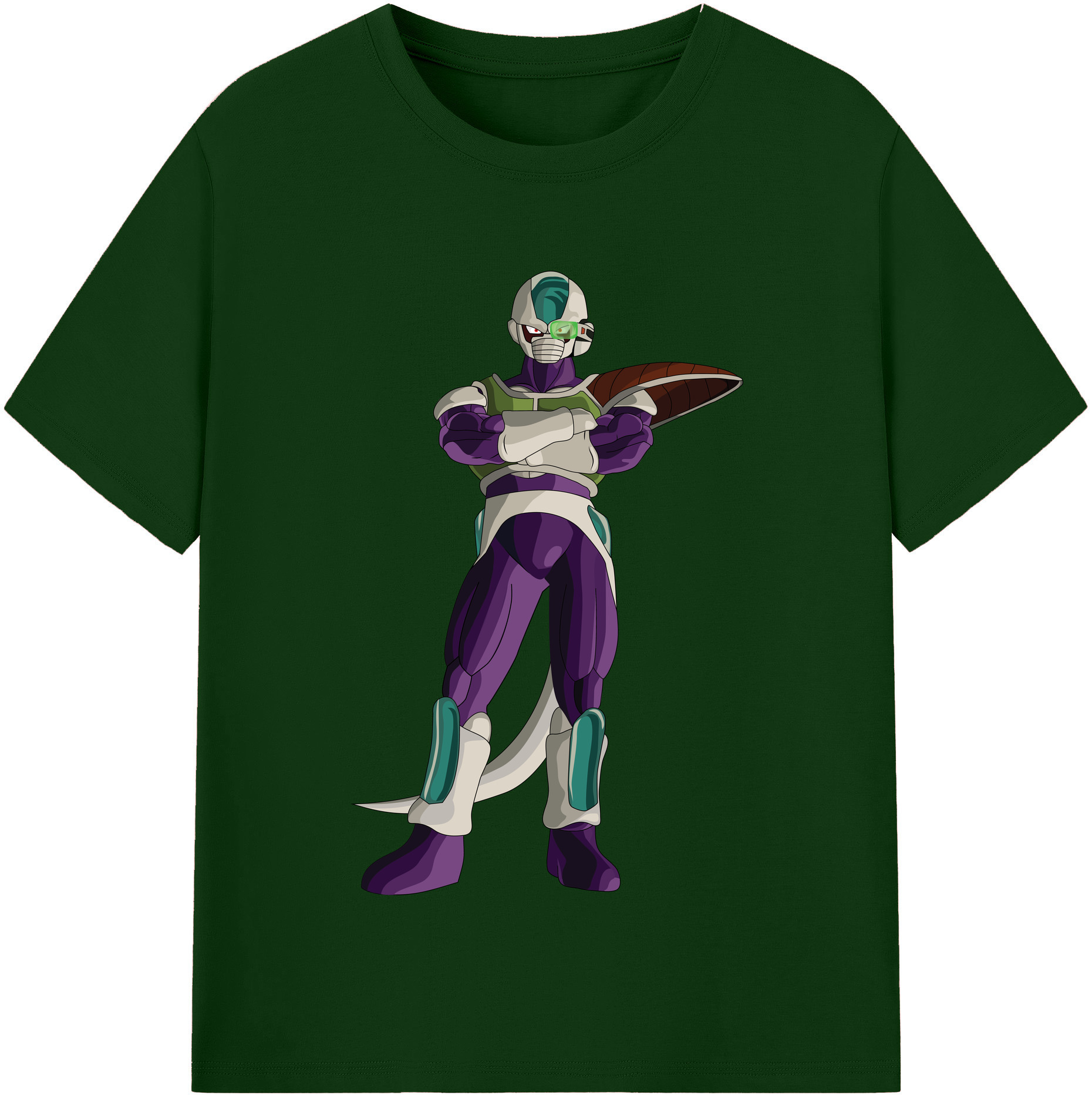（画像用） ドラゴンボール フリーザ DRAGON BALL Frieza 綿100％半袖Tシャツ（フロントプリント）